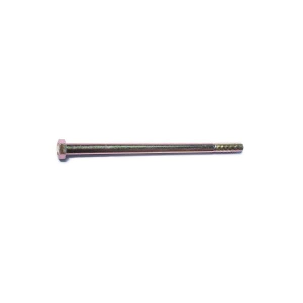 Midwest Fastener Grade 8, 3/8"-16 Hex Head Cap Screw, Zinc Yellow Steel, 7 in L, 25 PK 51610 - main